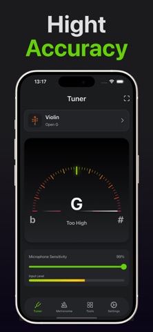 小提琴调音器 screenshot
