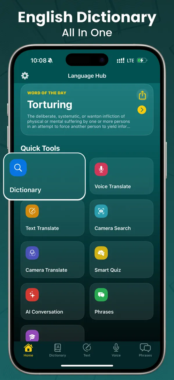 Screenshot #1 pour English Dictionary