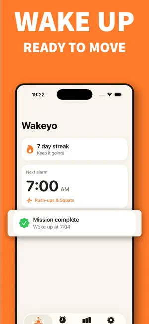 Wakeyo: Wake Up Alarm Clock screenshot 1