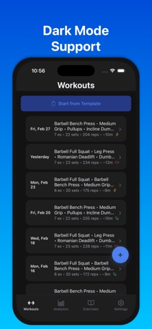 BaseLift: Workout Tracker Screenshot 8 of 8