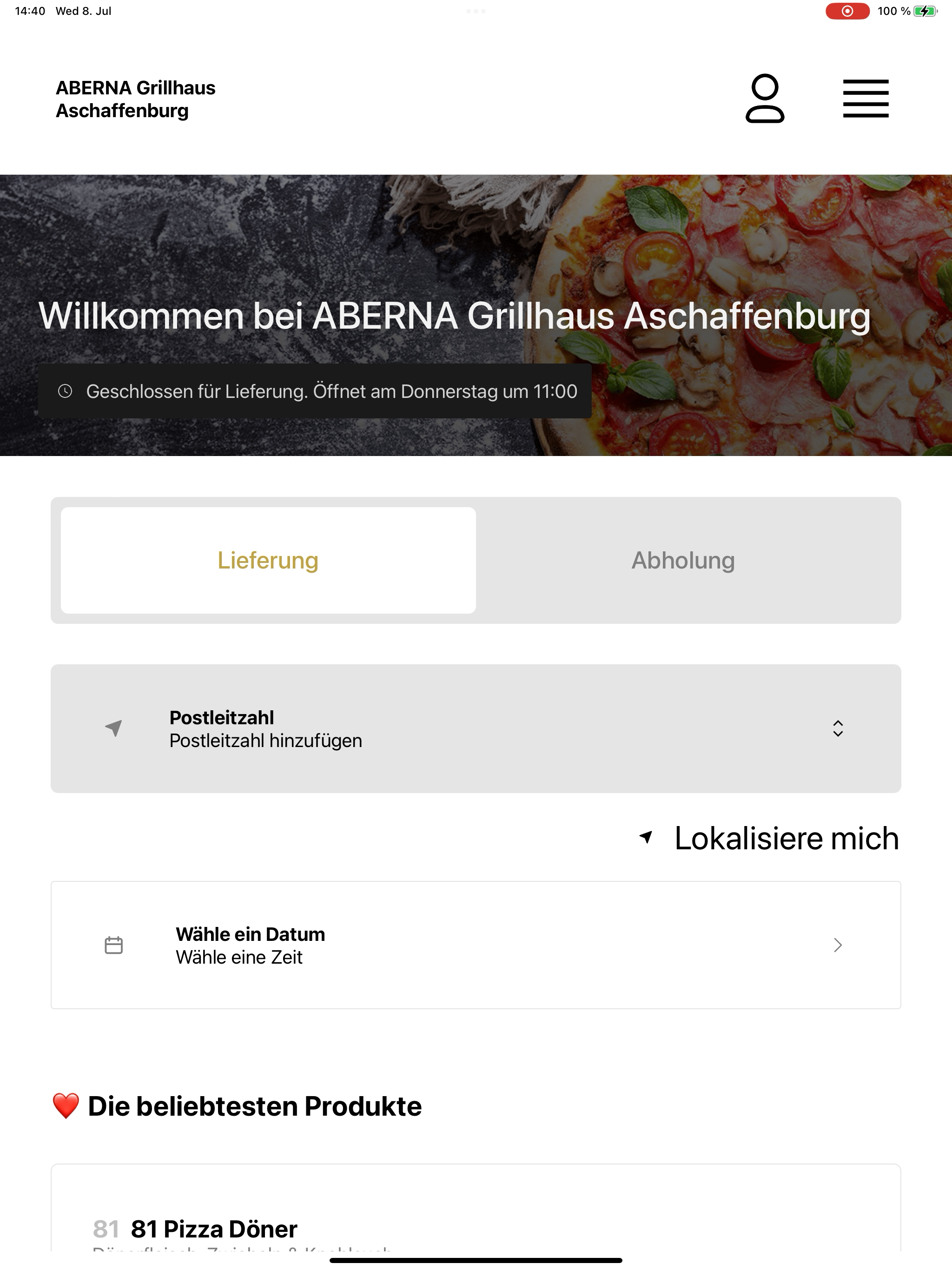 ABERNA Grillhaus Aschaffenburg screenshot 14
