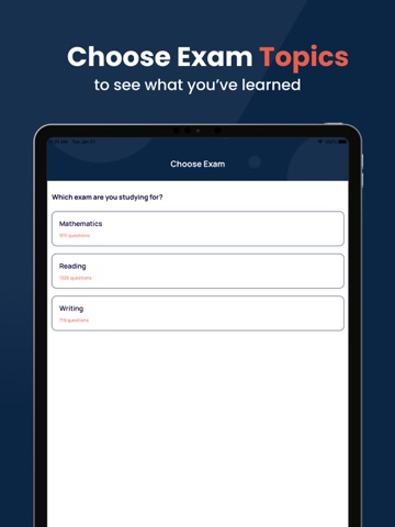Accuplacer Practice Prep Test iPad screenshot