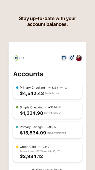 MyOCCU Mobile Banking Screenshot