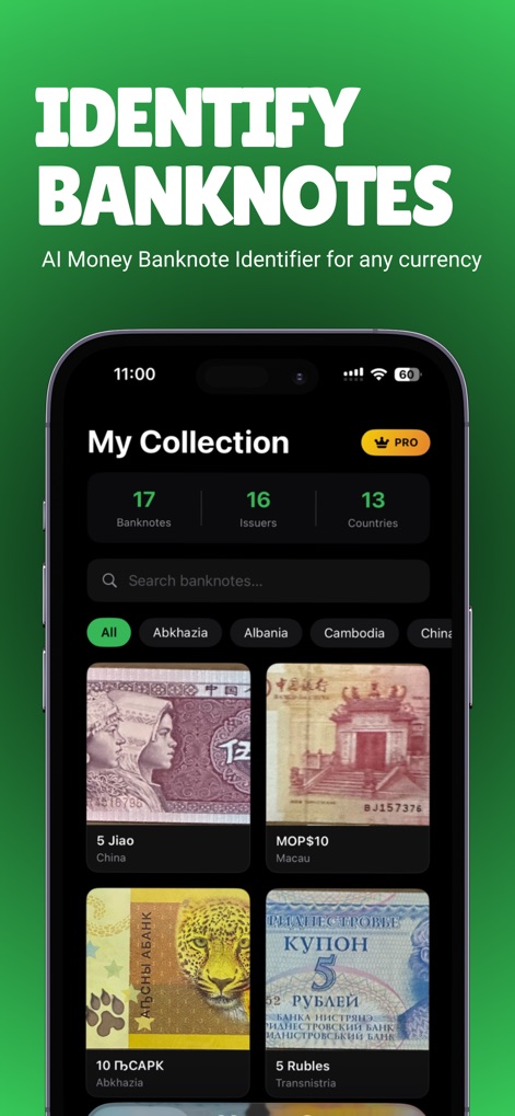 Banknote Map - Identify Pro - Reference App | MWM