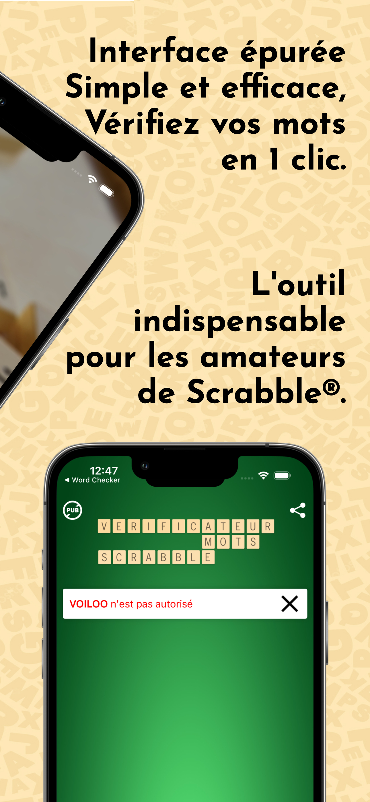 Vérificateur Mots du SCRABBLE®