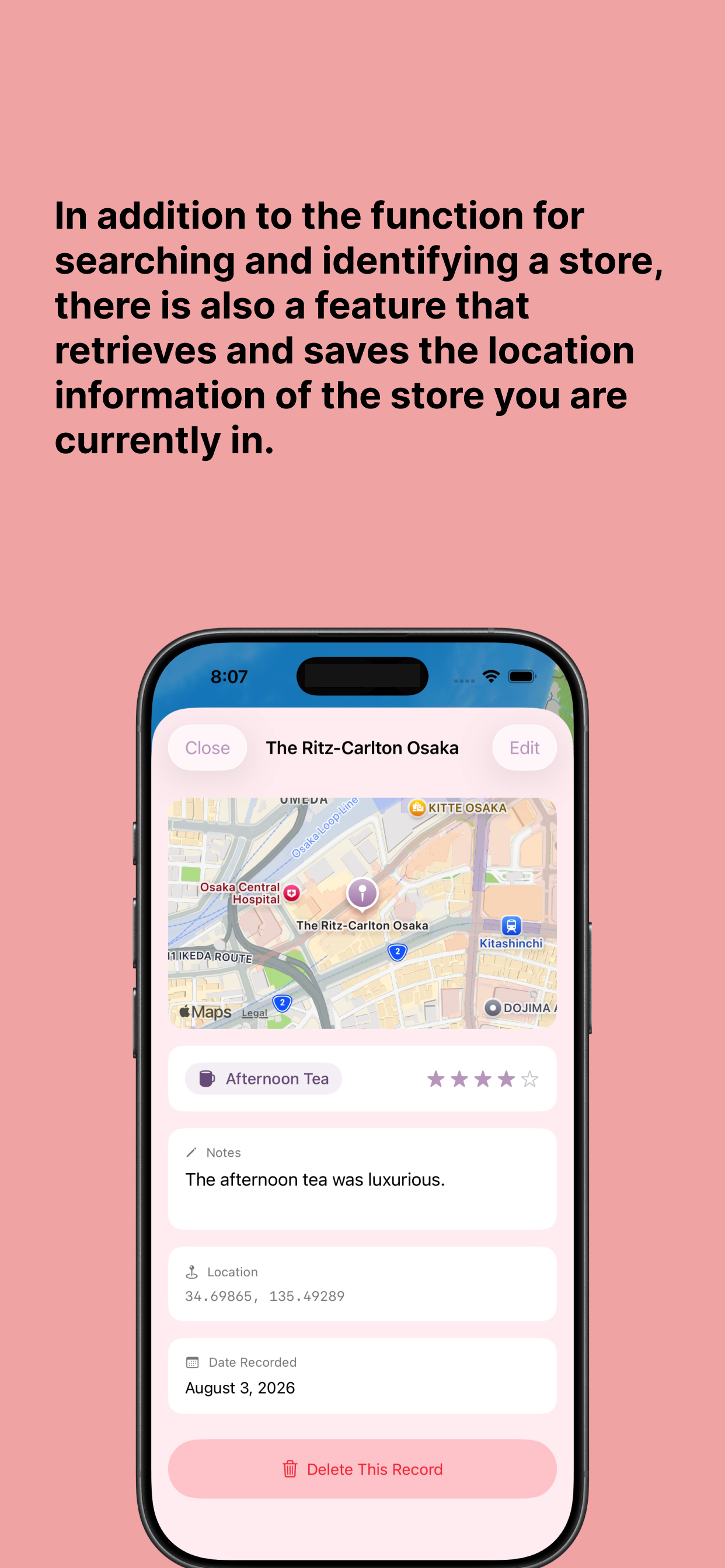 SweetsMap - Dessert Diary screenshot 3