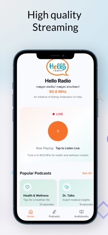 Hello radio screenshot
