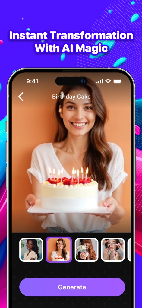 ArtFlow-AI Video Image Maker - 사용자는 '다양한 AI 효과'를 한 번의 탭으로 적용하여 '원본 이미지'를 완전히 새로운 장면으로 즉시 변환할 수 있습니다.
