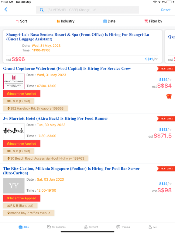 YY Circle - Get flexible jobs iPad screenshot 2 - Business app