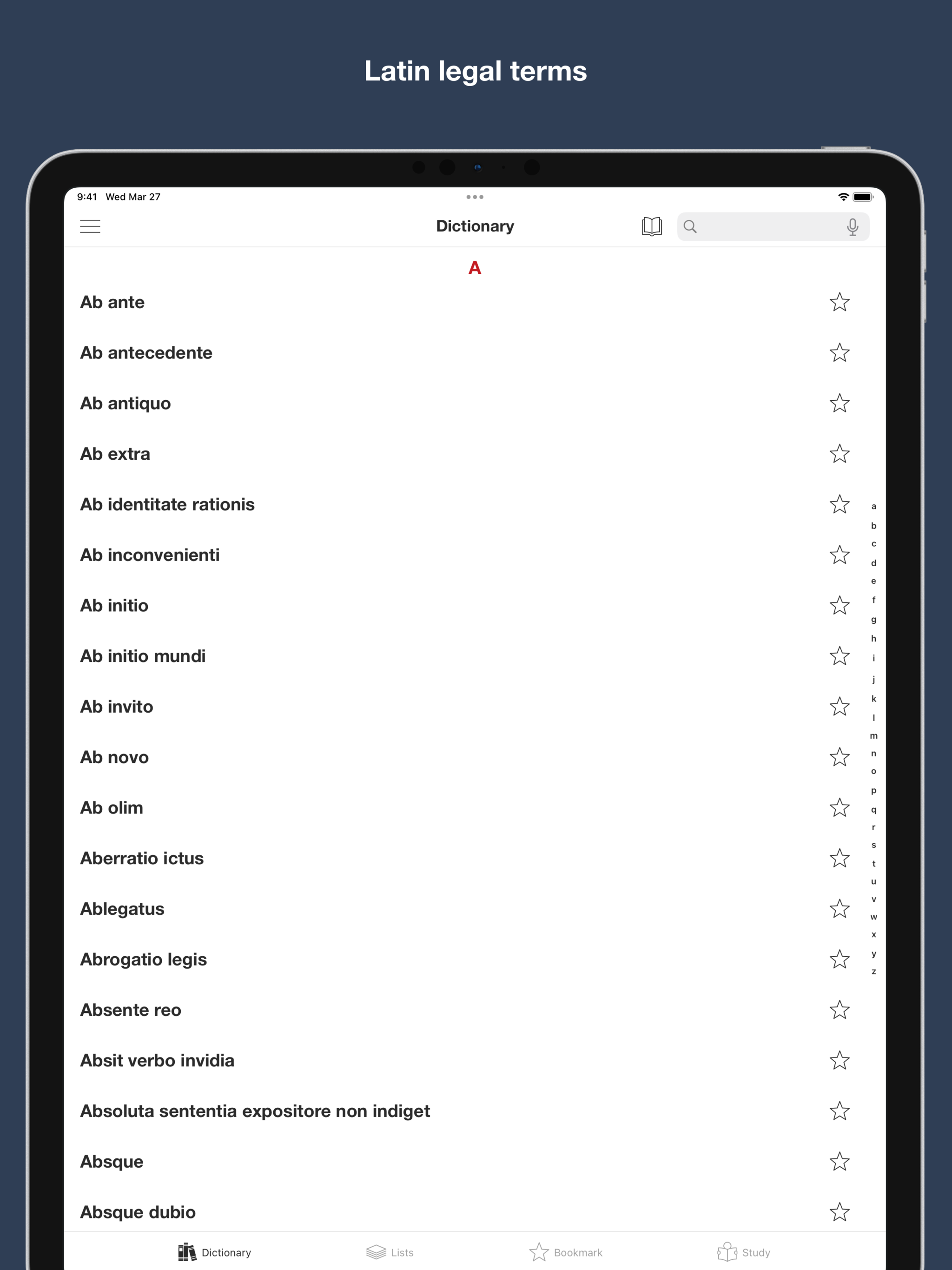 Latin Legal Terms Dictionary screenshot 7