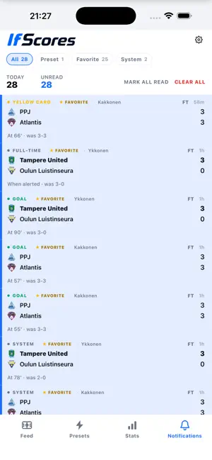 IFSCORES: Live Soccer Scores screenshot 3