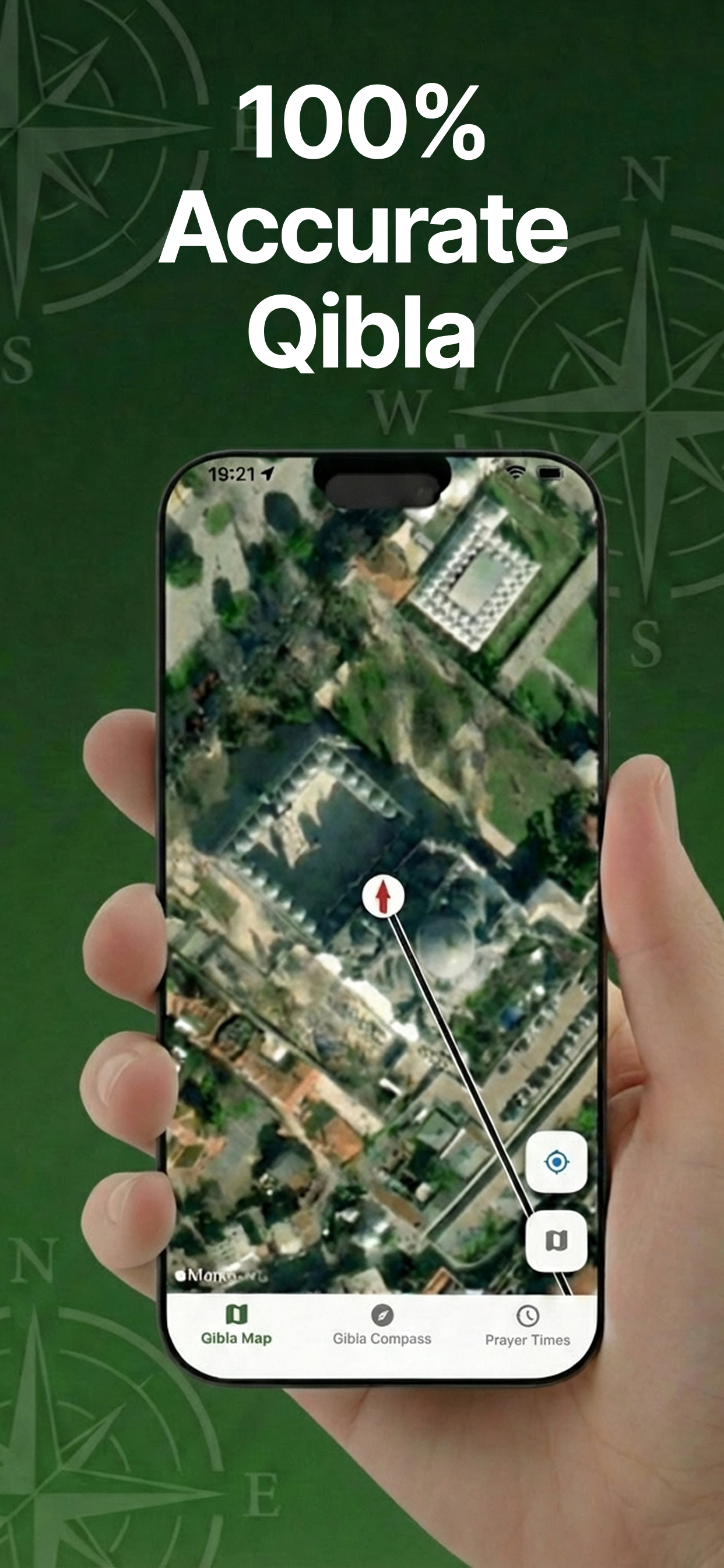 Qibla Finder Pro: Prayer Times
