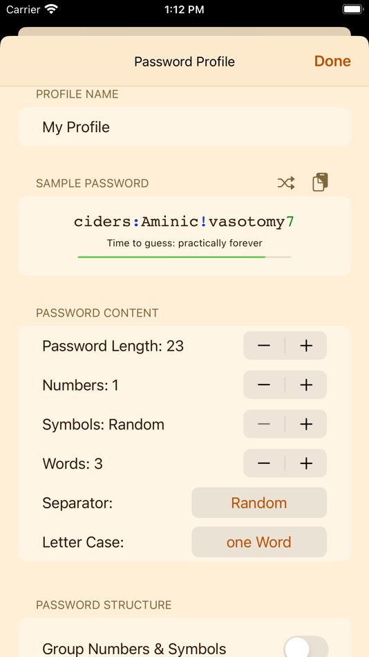 #3. RPG: Random Password Generator (macOS) 由: Photility