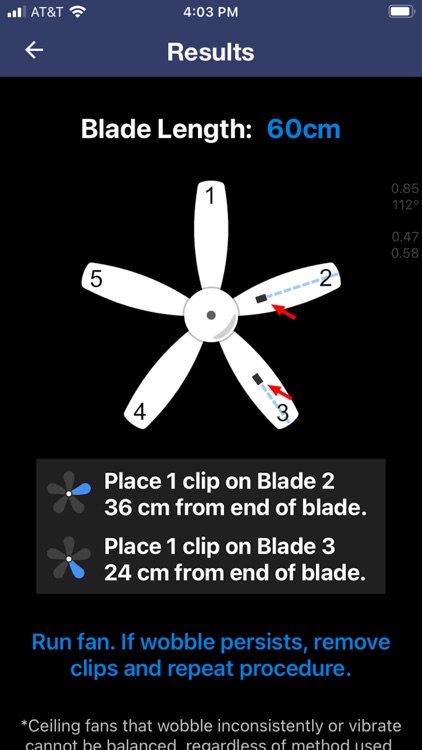 Ceiling Fan Balancer screenshot-6