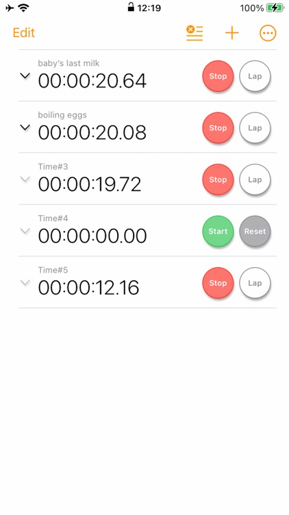 MulWatch -limitless Stopwatc