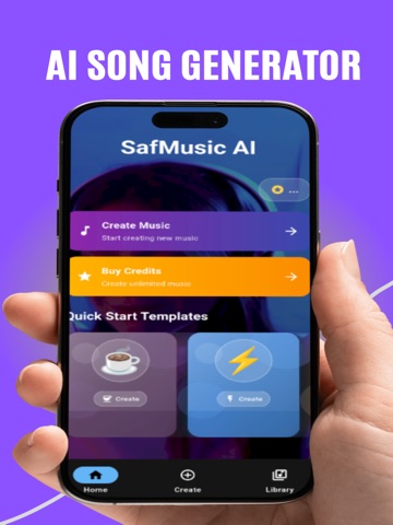 SafMusic AI -AI Music iPad screenshot