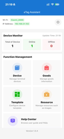 eTag Assistant iPhone screenshot