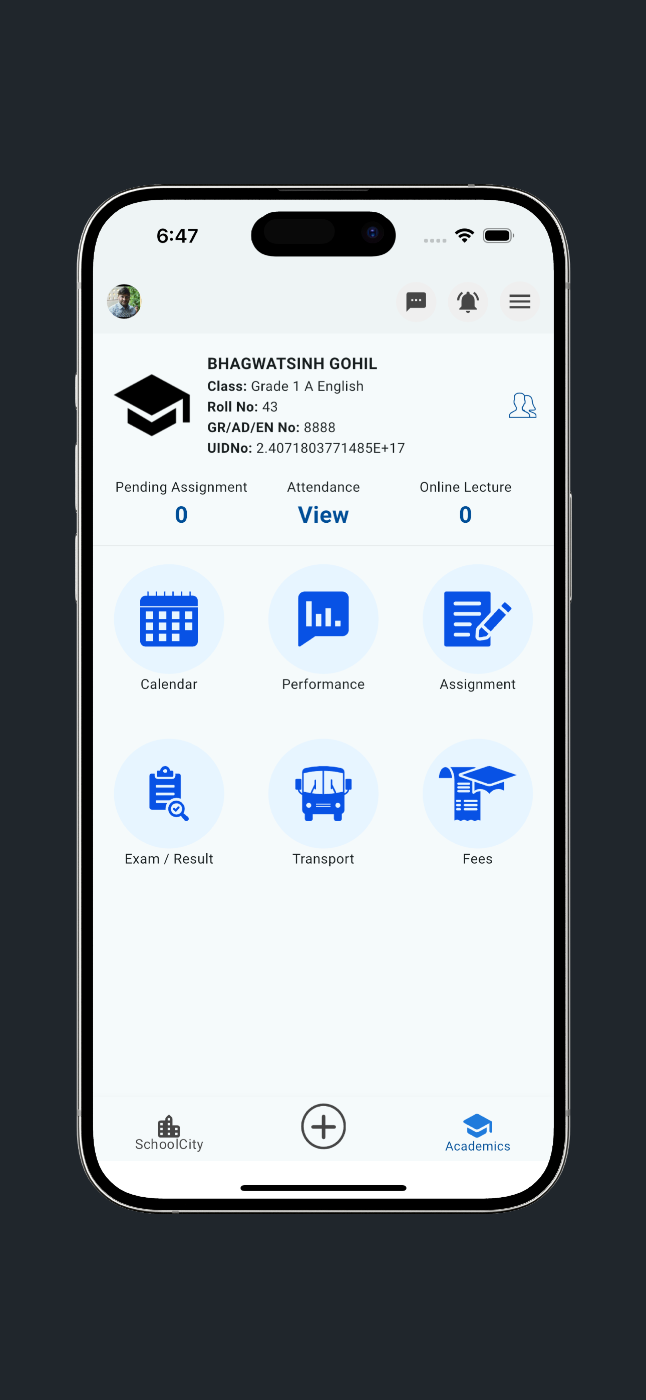 Maharshi Sandipani School screenshot 1