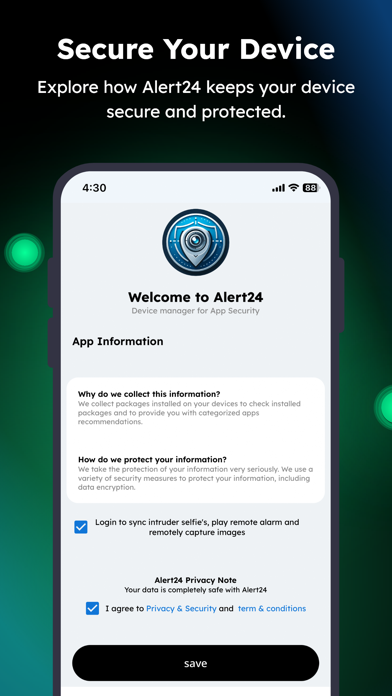 Alert 24 Screenshot