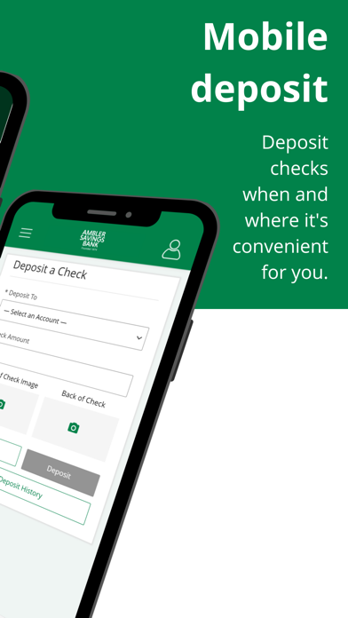 Ambler Savings Bank Mobile App Screenshot