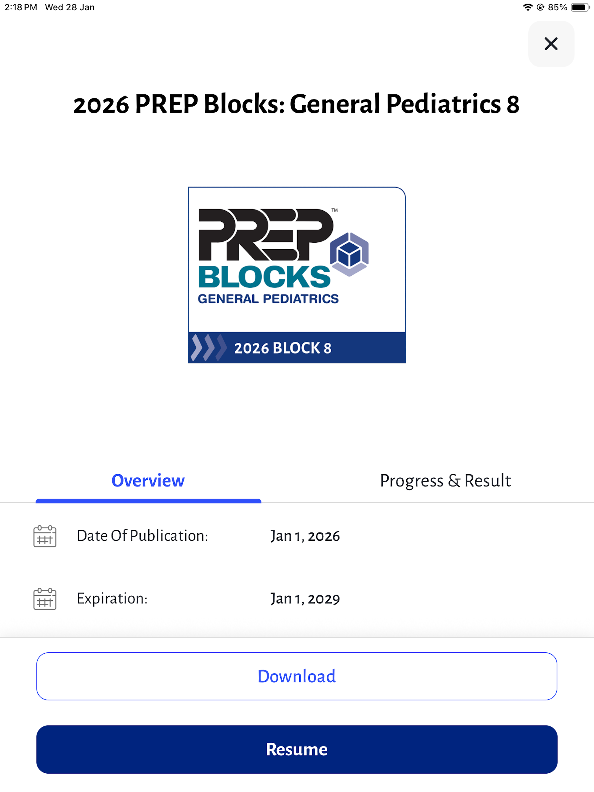 PREP Self-Assessments Program