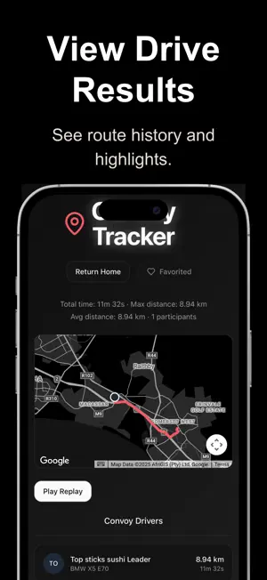 Convoy Tracker: Group Nav iPhone screenshot 5