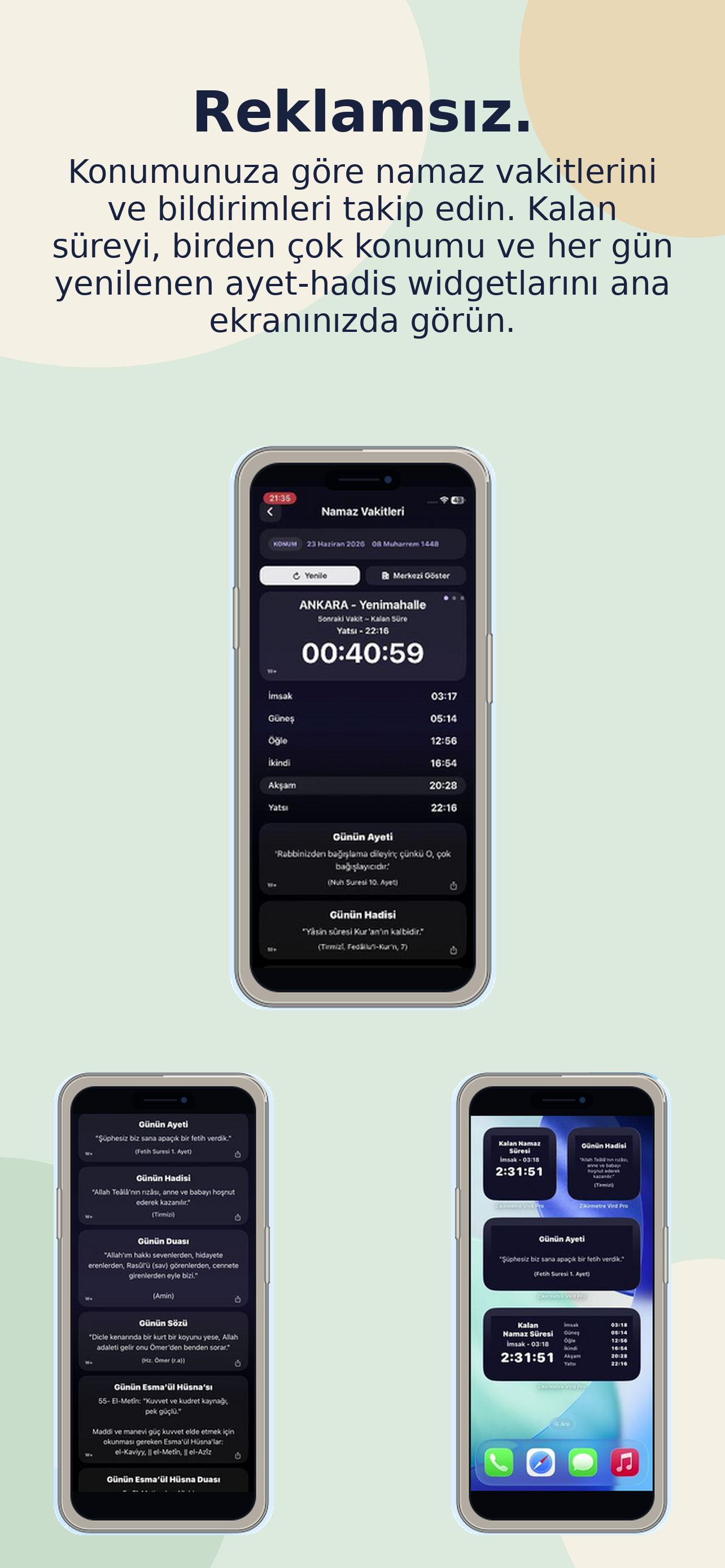 Zikirmetre Vird: Prayer Widget screenshot 2