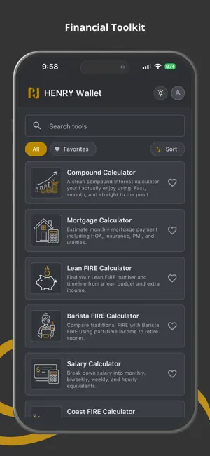 HENRY Wallet - Finance & Money screenshot 1