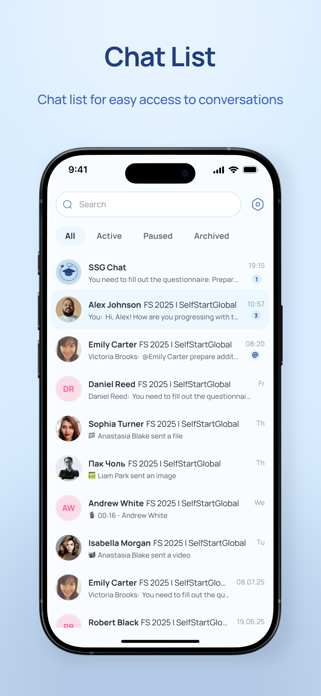 SelfStartGlobal Chat Screenshot 3 of 10