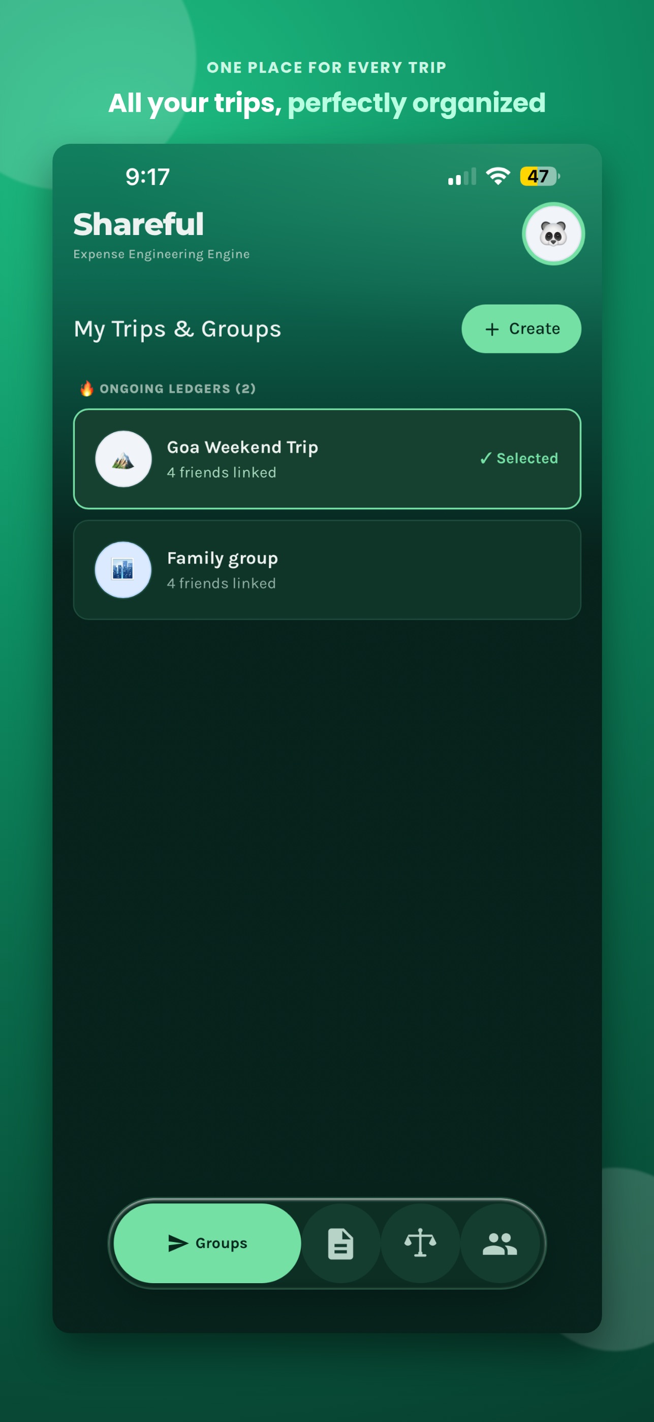 Screenshot 2 of Shareful: Split Bills