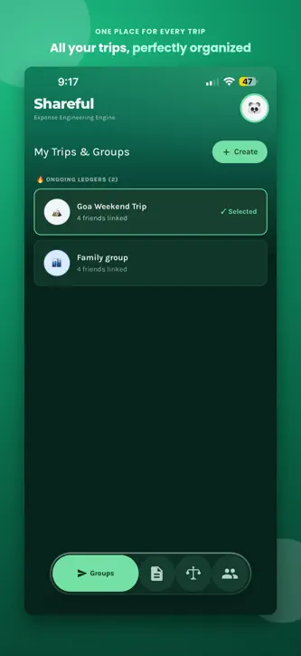 Shareful: Split Bills screenshot 2