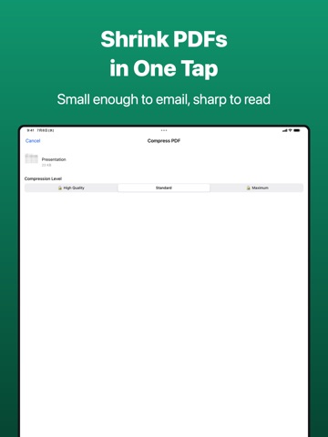 Easy PDF Tools iPad screenshot