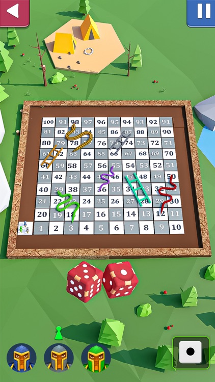 Snakes & Ladders Dice Game