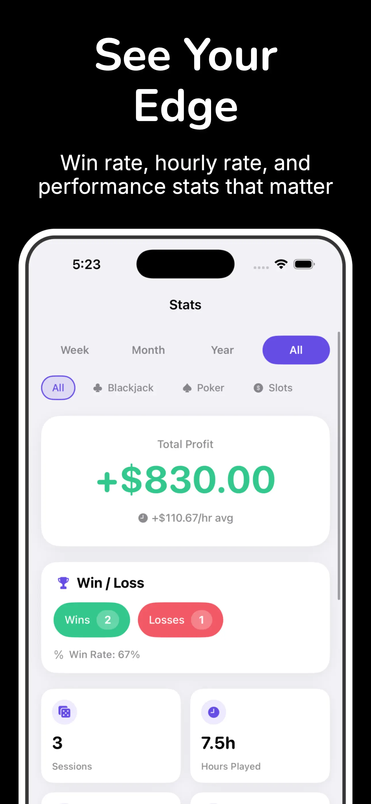 #2. Gambling Tracker (iOS) De: Nicolas Gustavo Melian