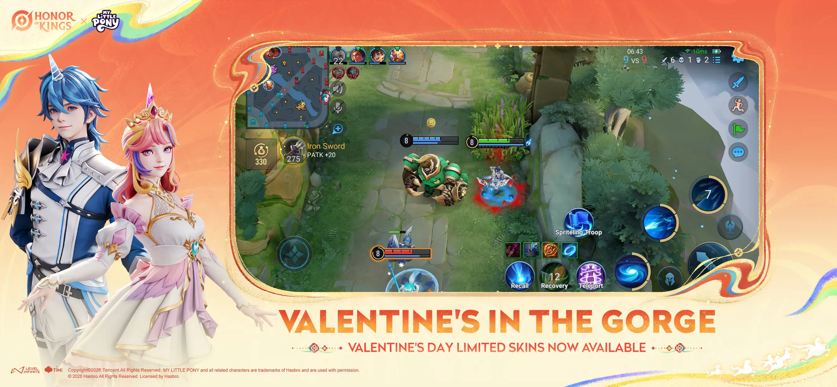 #4. Honor of Kings (iOS) 由: Level Infinite