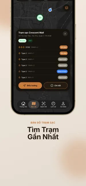 Pini - Trạm sạc xe điện screenshot 2