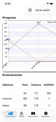 Sistema de Gimnasio - CDP screenshot