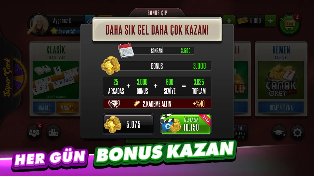 Okey Plus iPhone Ekran Görüntüsü 4