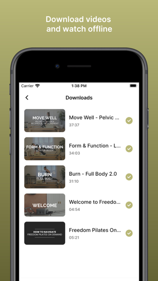 Freedom Pilates On Demand Screenshot