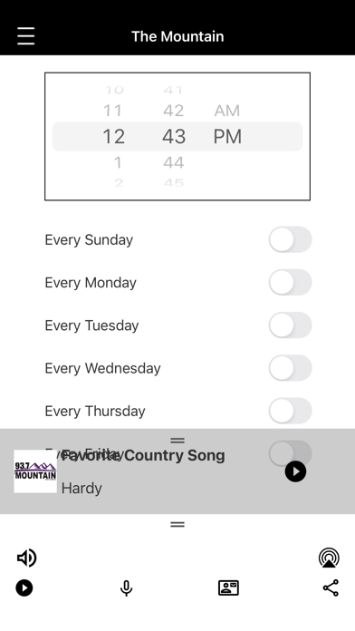 93.7 The Mountain iPhone screenshot 5 - Entertainment app