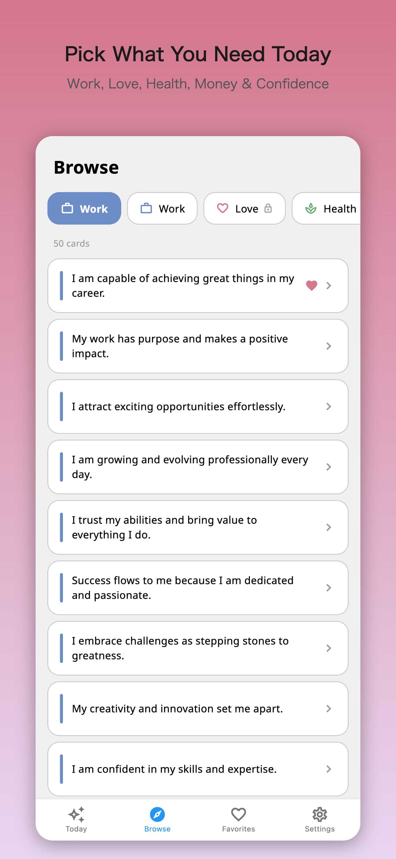 Screenshot 2 of AffirmFlow – Affirmations