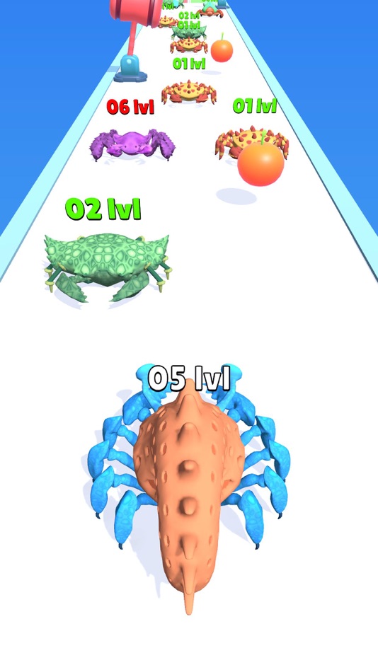 #8. Crab Evolution Run (iOS) 由: Rawky Studios