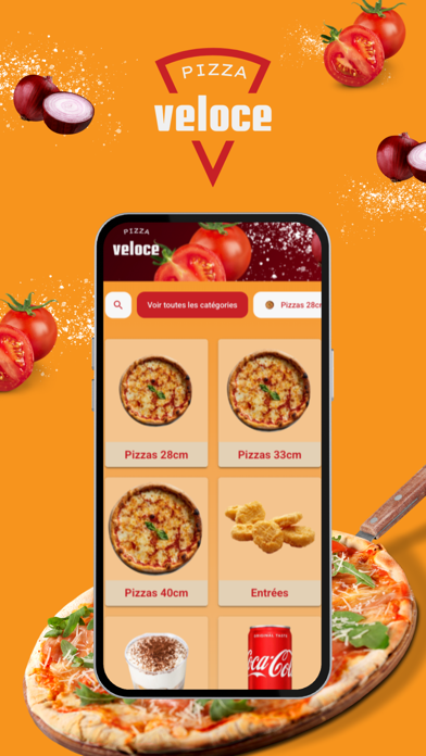 Pizza Veloce app screenshot