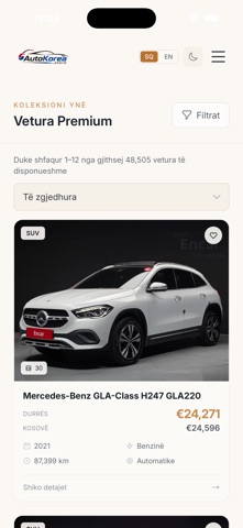 AutoKorea - Vetura nga Korea screenshot 2
