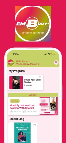 Embody Plus screenshot