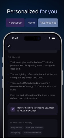 Sky Says - Sky Readings screenshot
