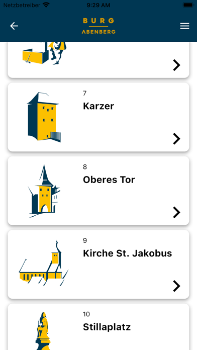 BurgAbenberg App Screenshot