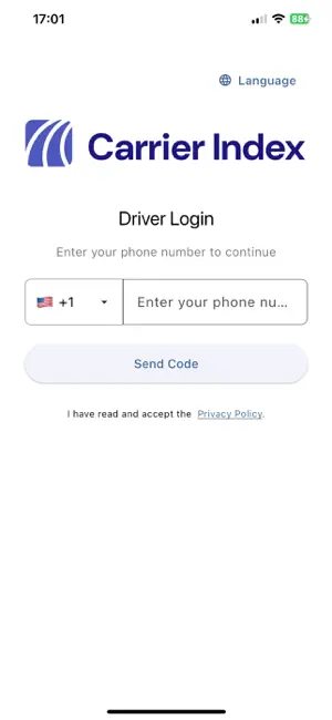 Carrier Index Driver screenshot 1