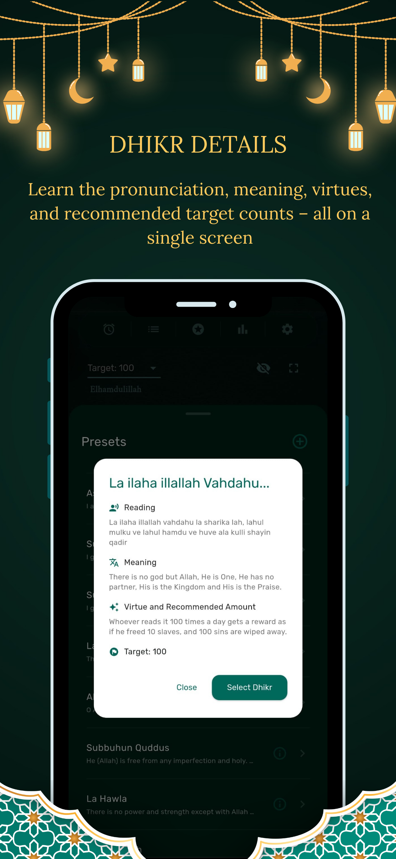 Tasbeeh: Digital Dhikr Counter