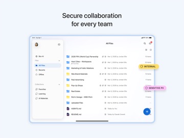 Box: The power of Content + AI iPad screenshot